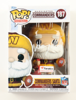 Henry Ellard Signed Washington Commanders #187 Commanders Santa Funko Pop! Vinyl Figure (Schwartz) at PristineAuction.com