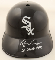 Bobby Thigpen Signed White Sox Full-Size Batting Helmet Inscribed "57 Saves 1990" (Schwartz) at PristineAuction.com
