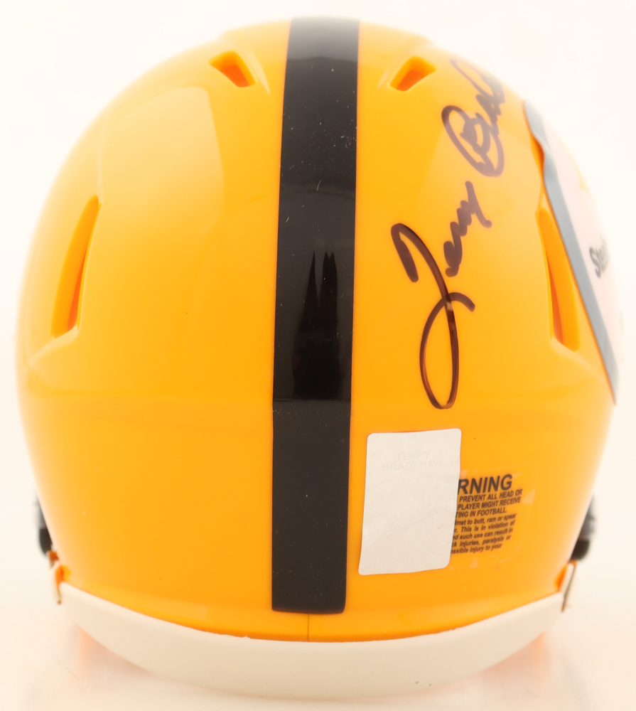 Terry Bradshaw Signed Steelers Speed Mini Helmet (Bradshaw) at PristineAuction.com Terry Bradshaw Signed Steelers Speed Mini Helmet (Bradshaw) at PristineAuction.com