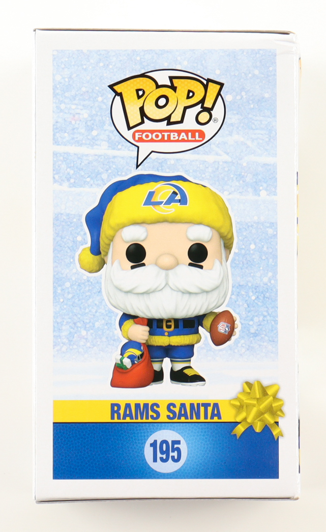 Jack Youngblood Signed Rams #195 Rams Santa Funko Pop! Vinyl Figure Inscribed "HF 01" (Schwartz) at PristineAuction.com Jack Youngblood Signed Rams #195 Rams Santa Funko Pop! Vinyl Figure Inscribed "HF 01" (Schwartz) at PristineAuction.com