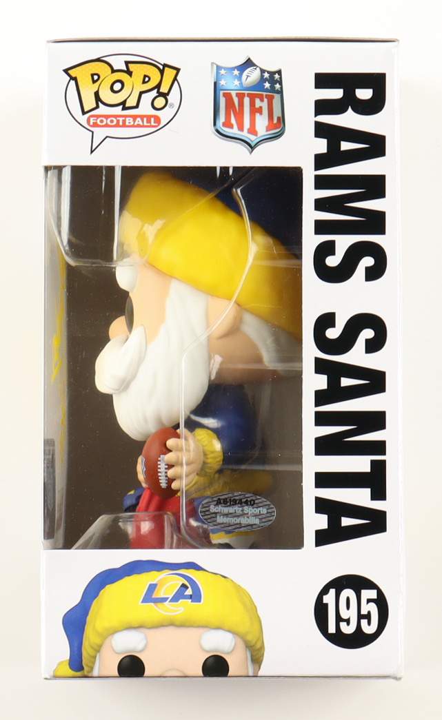 Jack Youngblood Signed Rams #195 Rams Santa Funko Pop! Vinyl Figure Inscribed "HF 01" (Schwartz) at PristineAuction.com Jack Youngblood Signed Rams #195 Rams Santa Funko Pop! Vinyl Figure Inscribed "HF 01" (Schwartz) at PristineAuction.com