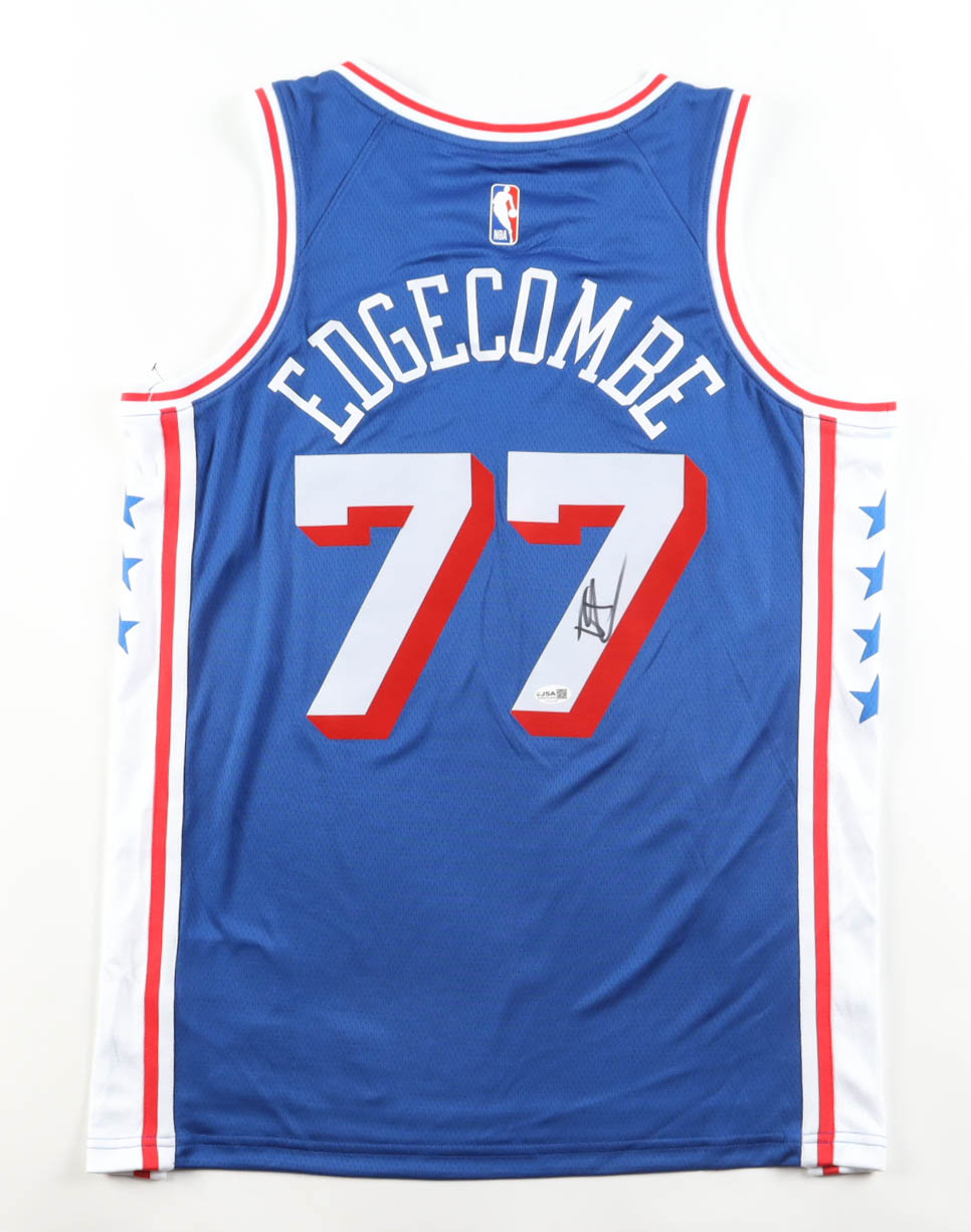V. J. Edgecombe Signed 76ers Nike Authentic Jersey (JSA) at PristineAuction.com V. J. Edgecombe Signed 76ers Nike Authentic Jersey (JSA) at PristineAuction.com