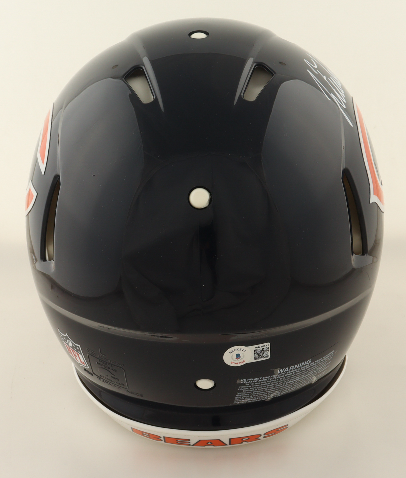 Justin Fields Signed Bears Full-Size Authentic Speed Helmet (Beckett) at PristineAuction.com Justin Fields Signed Bears Full-Size Authentic Speed Helmet (Beckett) at PristineAuction.com