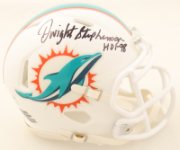 Dwight Stephenson Signed Dolphins Speed Mini Helmet Inscribed "HOF - 98" (Schwartz) at PristineAuction.com