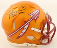 Charlie Ward Signed Florida State Seminoles Flash Alternate Speed Mini Helmet Inscribed "93 Heisman" (Schwartz) at PristineAuction.com