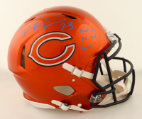 Devin Hester Signed Bears Full-Size Authentic On Field Flash Alternate Speed Helmet Inscribed "HOF 24" & "PR/KR Goat" (Beckett) at PristineAuction.com