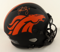 John Elway Signed Broncos Full-Size Authentic On-Field Eclipse Alternate Speed Helmet (Beckett) at PristineAuction.com