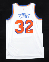 Karl-Anthony Towns Signed Knicks Nike Authentic Jersey (JSA) at PristineAuction.com