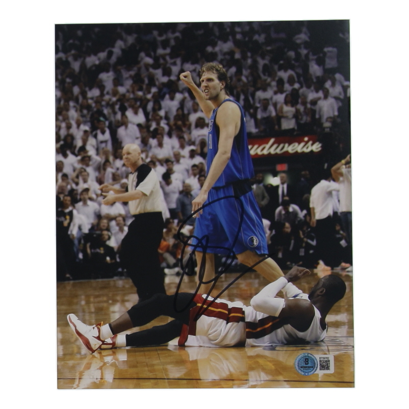 Dirk Nowitzki Signed Mavericks 8x10 Photo (Beckett) at PristineAuction.com Dirk Nowitzki Signed Mavericks 8x10 Photo (Beckett) at PristineAuction.com