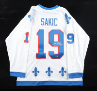 Joe Sakic Signed Nordiques Mitchell & Ness Authentic Captain's Jersey (Beckett) at PristineAuction.com