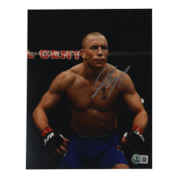 Georges St-Pierre Signed UFC 8x10 Photo (Beckett) at PristineAuction.com