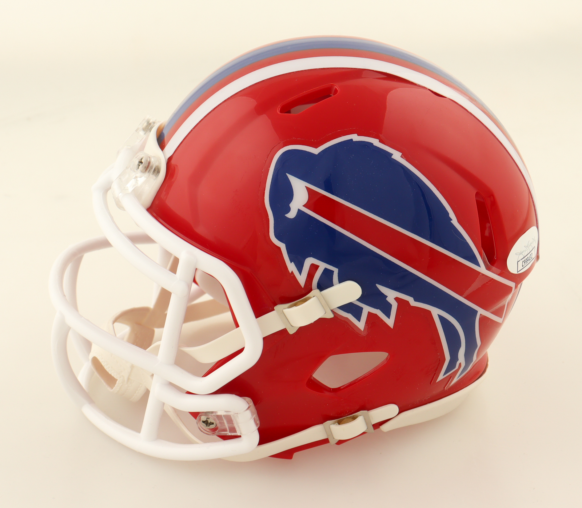 Sean McDermott Signed Bills Speed Mini Helmet (JSA) at PristineAuction.com Sean McDermott Signed Bills Speed Mini Helmet (JSA) at PristineAuction.com