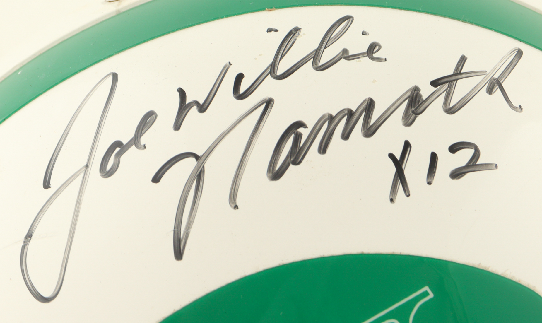 Joe Namath Signed Jets Authentic On-Field Full-Size Helmet (JSA) at PristineAuction.com Joe Namath Signed Jets Authentic On-Field Full-Size Helmet (JSA) at PristineAuction.com