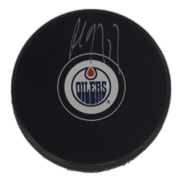 Paul Coffey Signed Oilers Logo Hockey Puck (Schwartz) at PristineAuction.com