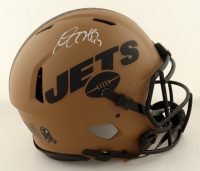 Davante Adams Signed Jets Full-Size Authentic On-Field Salute To Service Alternate Speed Helmet (Beckett) at PristineAuction.com