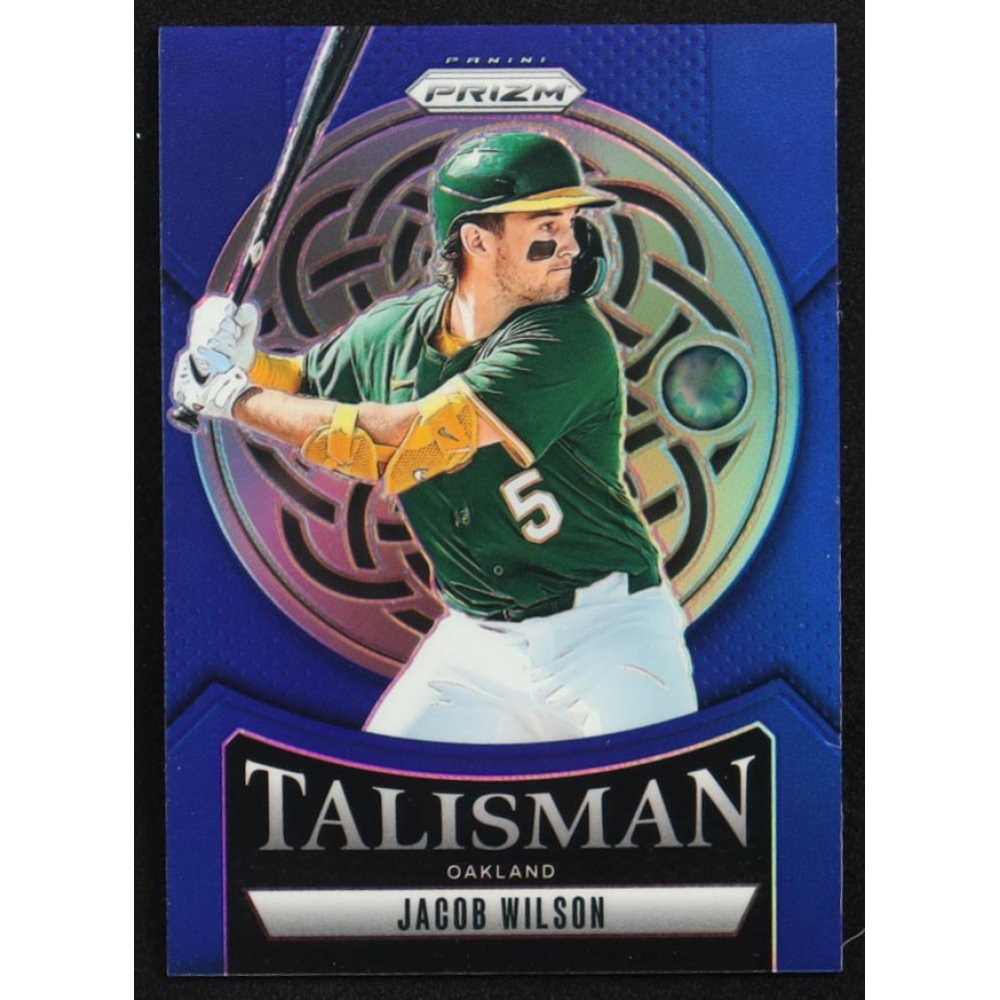 Jacob Wilson 2025 Panini Prizm Talisman Blue #5 / 99 at PristineAuction.com