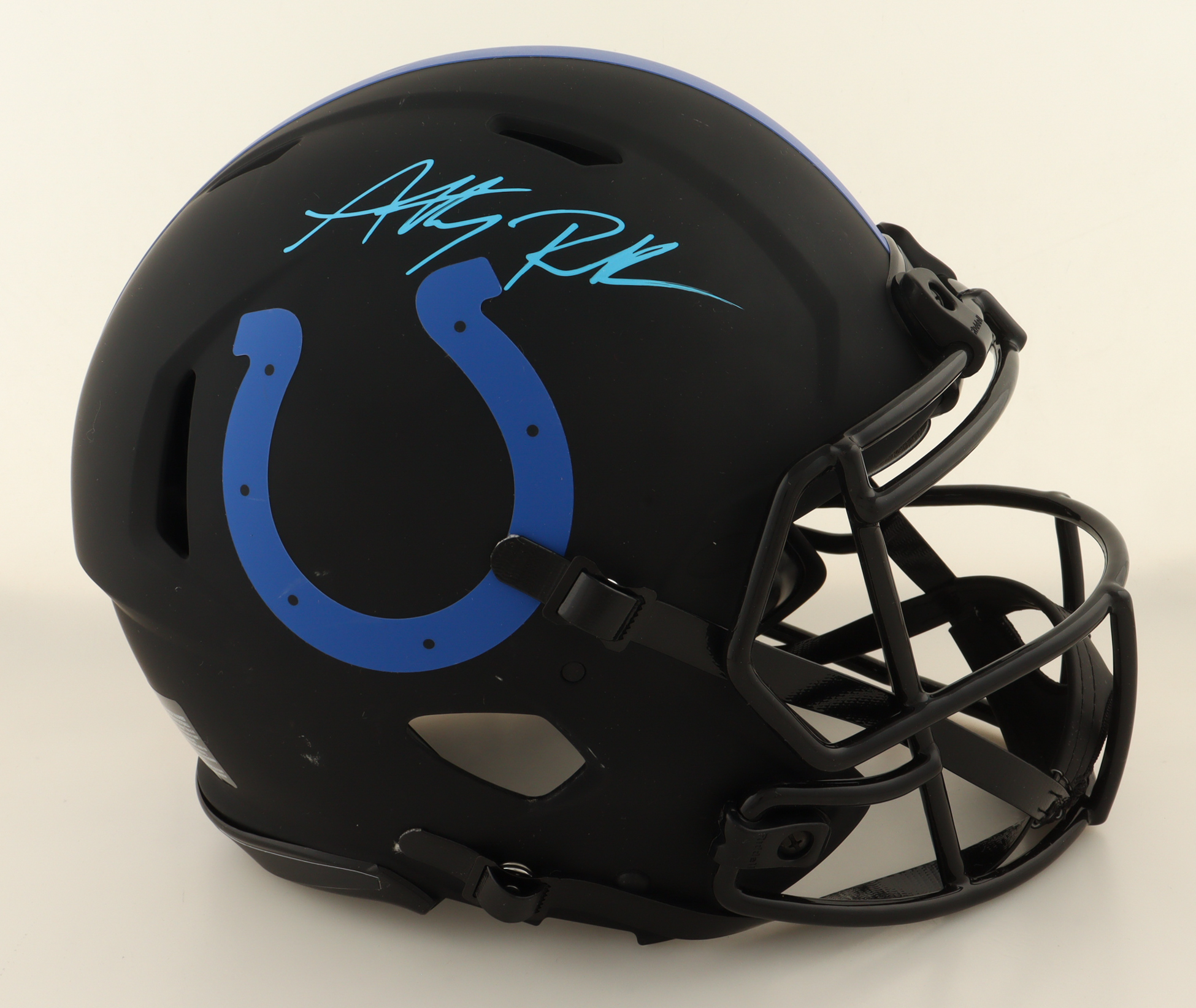 Anthony Richardson Signed Colts Full-Size Authentic On-Field Eclipse Alternate Speed Helmet (Fanatics) at PristineAuction.com Anthony Richardson Signed Colts Full-Size Authentic On-Field Eclipse Alternate Speed Helmet (Fanatics) at PristineAuction.com