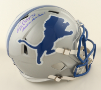 Cory Schlesinger Signed Lions Full-Size Speed Helmet Inscribed "Restore The Roar" (Schwartz) at PristineAuction.com