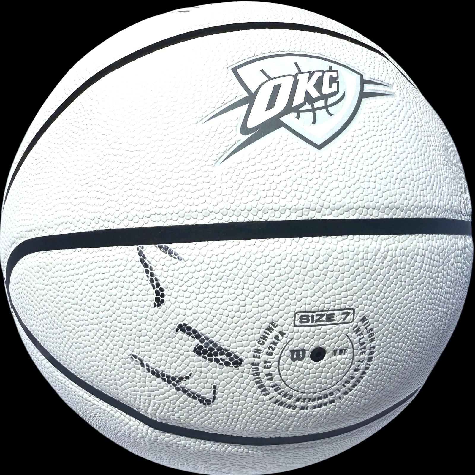 Shai Gilgeous-Alexander Signed Thunder Logo Basketball (JSA) at PristineAuction.com Shai Gilgeous-Alexander Signed Thunder Logo Basketball (JSA) at PristineAuction.com