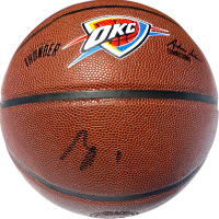 Shai Gilgeous-Alexander Signed Thunder Logo Basketball (JSA) at PristineAuction.com