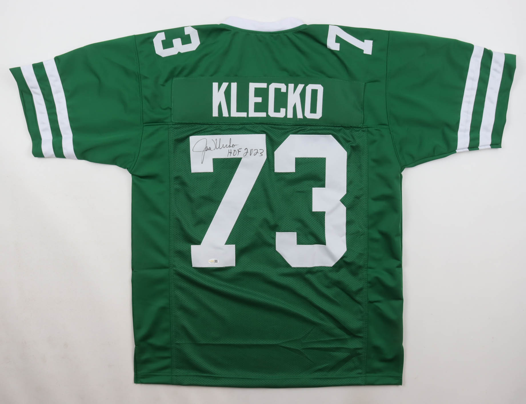 Joe Klecko Signed Jersey Inscribed "HOF 2023" (JSA) at PristineAuction.com Joe Klecko Signed Jersey Inscribed "HOF 2023" (JSA) at PristineAuction.com