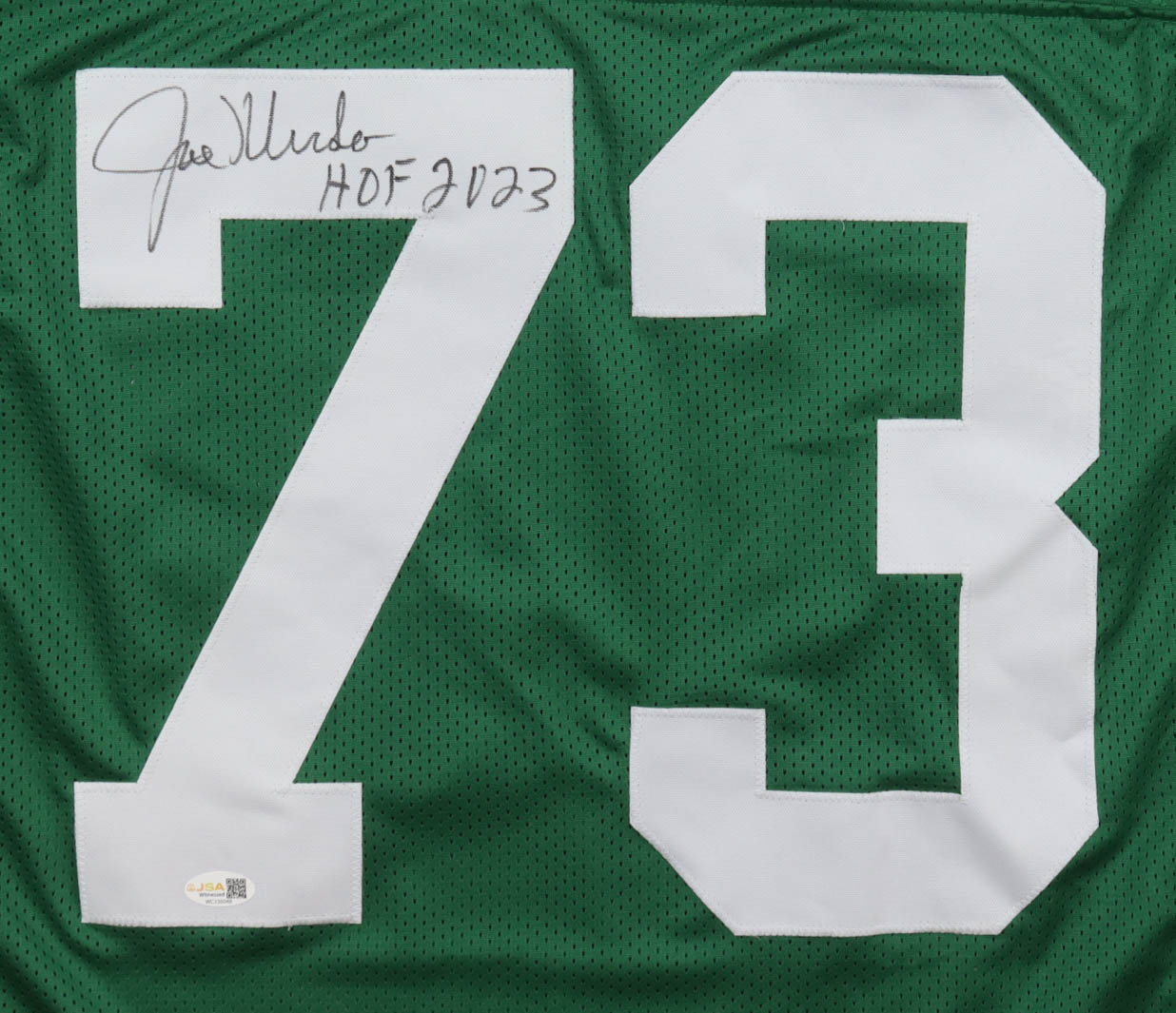 Joe Klecko Signed Jersey Inscribed "HOF 2023" (JSA) at PristineAuction.com Joe Klecko Signed Jersey Inscribed "HOF 2023" (JSA) at PristineAuction.com