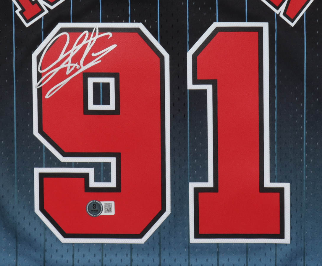 Dennis Rodman Signed Bulls Mitchell & Ness Authentic Jersey (Beckett) at PristineAuction.com Dennis Rodman Signed Bulls Mitchell & Ness Authentic Jersey (Beckett) at PristineAuction.com