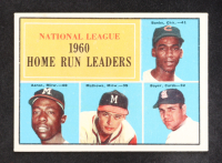 Ernie Banks / Hank Aaron / Ed Mathews / Ken Boyer 1961 Topps #43 / NL Home Run Leaders at PristineAuction.com