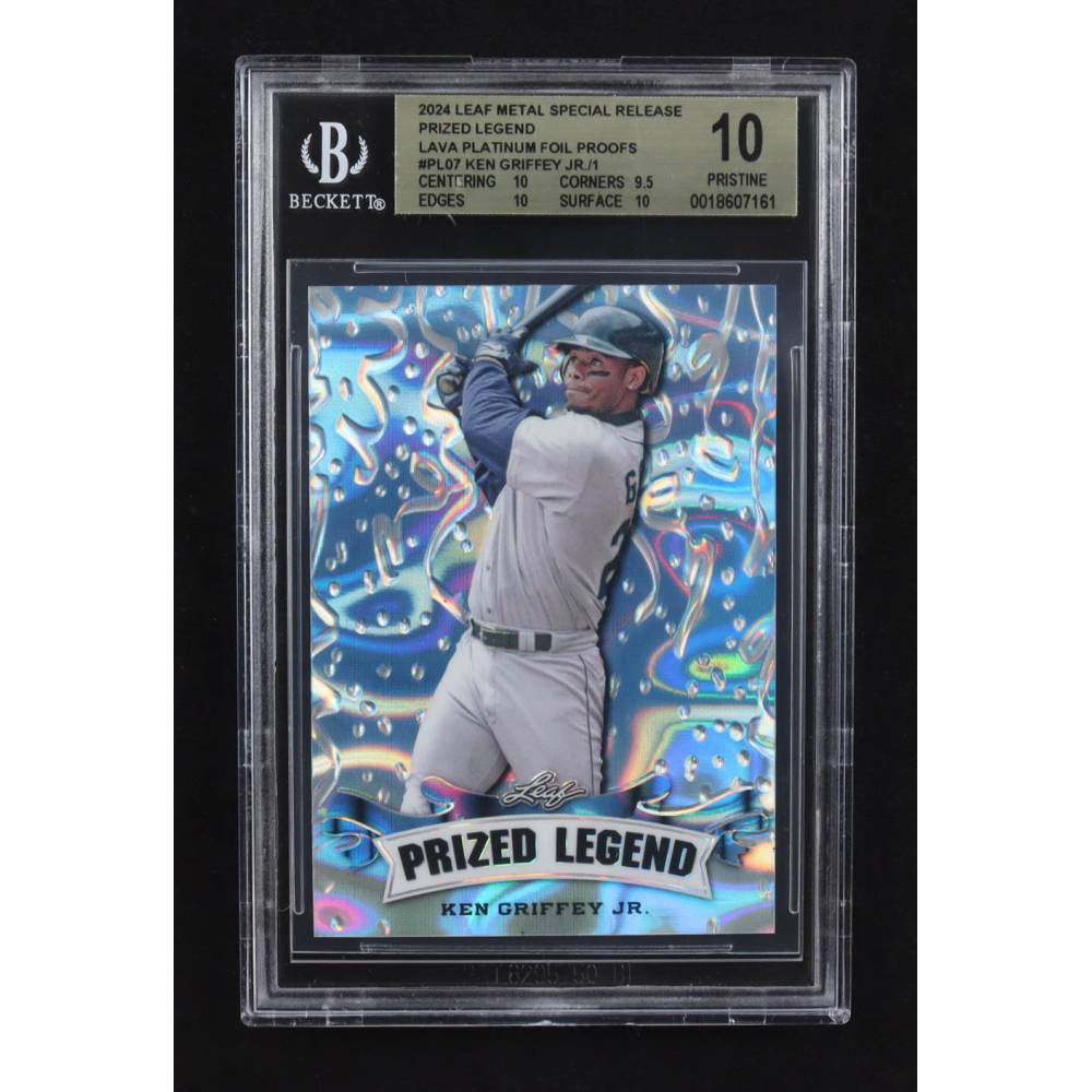 Ken Griffey Jr. 2024 Leaf Metal Special Release Prized Legend Platinum Foil Proofs #PL-07 #1/1 (BGS 10) at PristineAuction.com