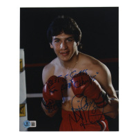 Ray "Boom Boom" Mancini Signed 8x10 Photo Inscribed "Best Of Success For Both 'Champs'" & "God Bless!" (Beckett) at PristineAuction.com