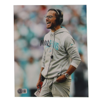 Mike McDaniel Signed Dolphins 8x10 Photo (Beckett) at PristineAuction.com