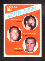 Norm Van Lier / Oscar Robertson / Jerry West 1971-72 Topps #143 LL at PristineAuction.com