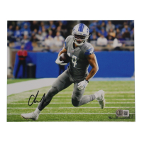 Amon-Ra St. Brown Signed Lions 8x10 Photo (Beckett) at PristineAuction.com