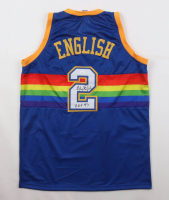 Alex English Signed Jersey Inscribed "HOF 97" (JSA) at PristineAuction.com