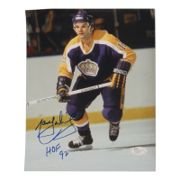 Marcel Dionne Signed Kings 8x10 Photo Inscribed "HOF 92" (JSA) at PristineAuction.com