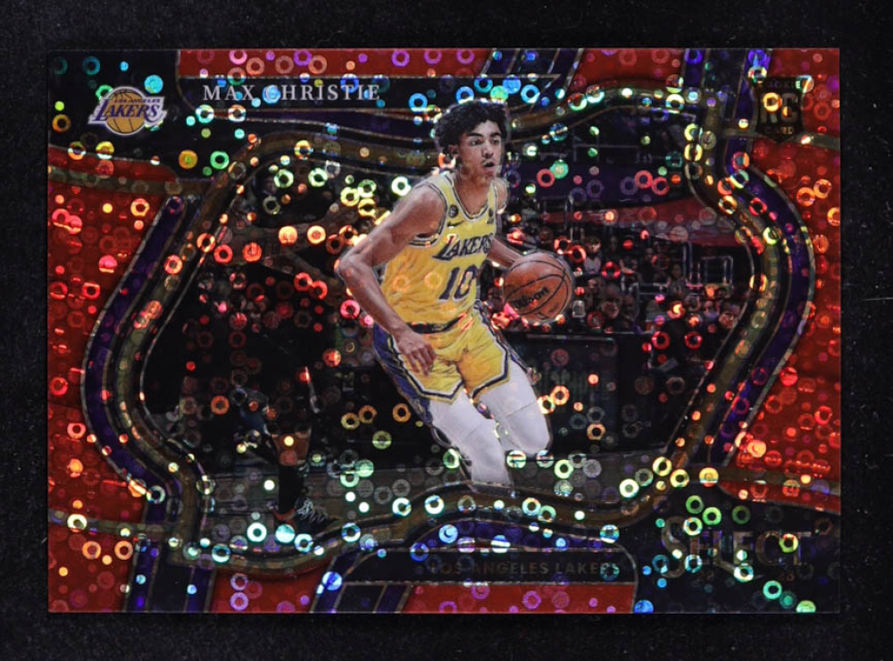 Max Christie 2022-23 Select Prizms Red Disco #293 RC #37/49