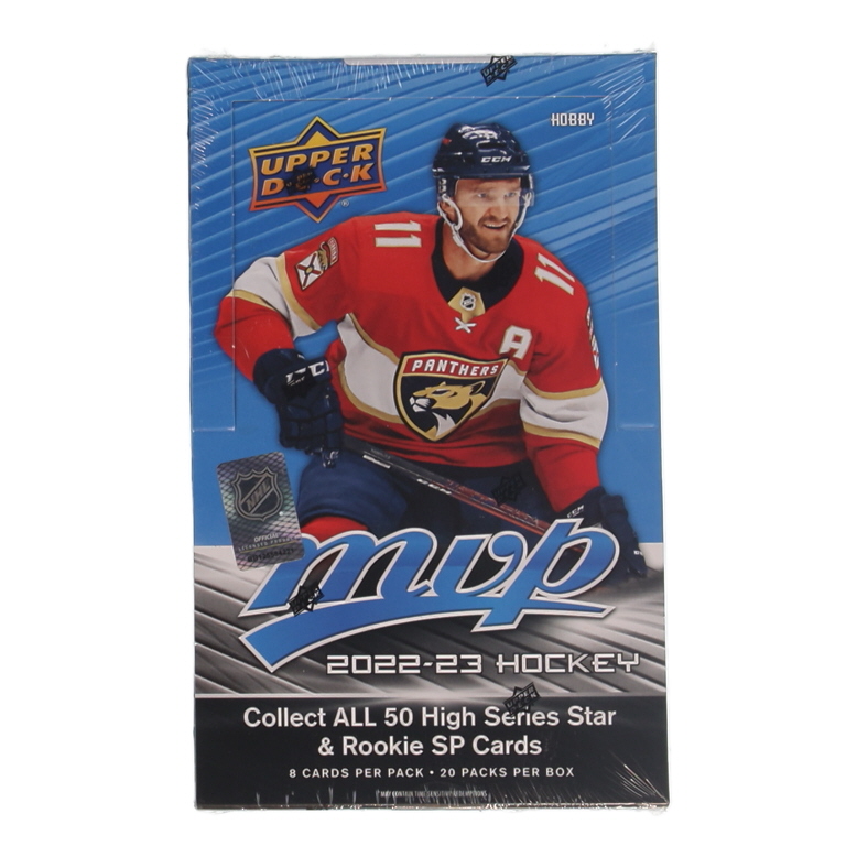 2022-23 Upper Deck MVP Hockey Hobby Box with (20) Packs at PristineAuction.com 2022-23 Upper Deck MVP Hockey Hobby Box with (20) Packs at PristineAuction.com