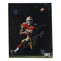 Vernon Davis Signed 49ers 8x10 Photo (Beckett) at PristineAuction.com