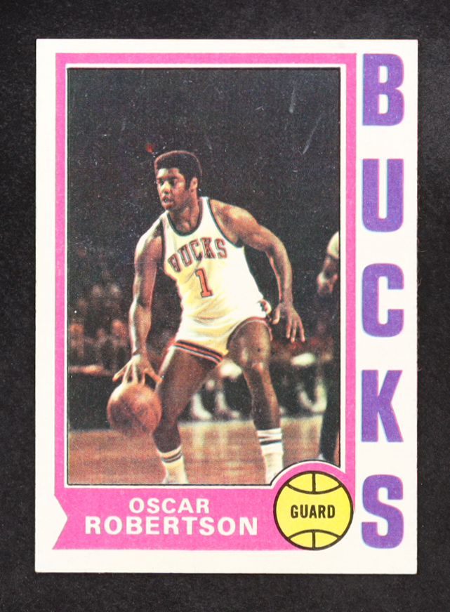 Oscar Robertson 1974-75 Topps #55 at PristineAuction.com Oscar Robertson 1974-75 Topps #55 at PristineAuction.com