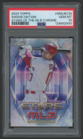 Shohei Ohtani 2023 Topps Stars of MLB Chrome #SMLBC33 (PSA 10) at PristineAuction.com