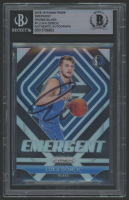 Luka Doncic Signed 2018-19 Panini Prizm Emergent Silver Prizm #3 (BGS) at PristineAuction.com