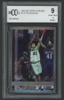 Tim Duncan 1997-98 Topps Chrome #115 RC (BCCG 9) at PristineAuction.com