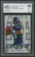 Russell Wilson 2012 Topps Platinum XFractors #138 RC (BCCG 10) at PristineAuction.com