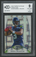 Russell Wilson 2012 Topps Platinum XFractors #138 RC (BCCG 9) at PristineAuction.com