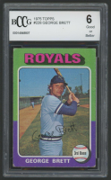 George Brett 1975 Topps #228 RC (BCCG 6) at PristineAuction.com
