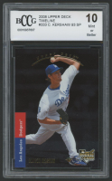 Clayton Kershaw 2008 Upper Deck Timeline #333 RC (BCCG 10) at PristineAuction.com