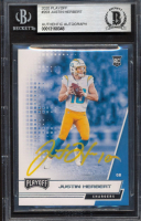 Justin Herbert Signed 2020 Playoff #203 RC (BGS) at PristineAuction.com
