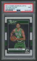 Jayson Tatum 2017 Donruss Optic The Rookies #3 (PSA 9) at PristineAuction.com
