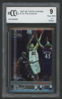 Tim Duncan 1997-98 Topps Chrome #115 RC (BCCG 9) at PristineAuction.com