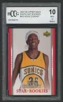 Kevin Durant 2007-08 Upper Deck Santa Hat Rookies #KD (BCCG 10) at PristineAuction.com